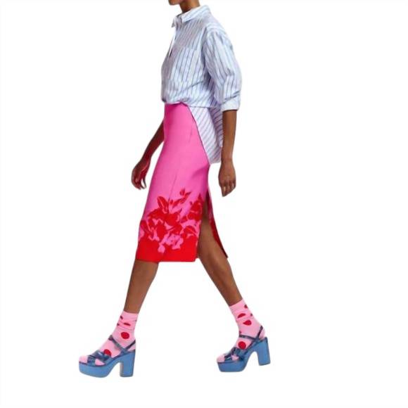 NEW ESSENTIEL ANTWERP fairydust skirt in pin - Picture 2 of 3